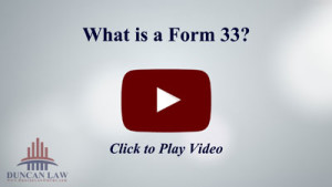 What is Form 33 in Workers’ Compensation?